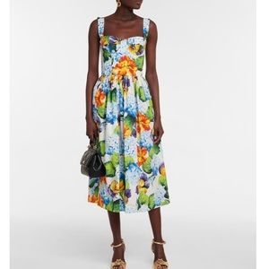 Dolce & Gabbana floral midi dress size 36